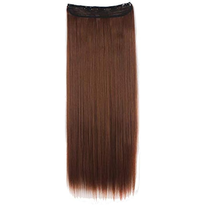 DILLARDS Ladies Light Brown Soft Elegant Hair Extensions Long Straight Wig 72-76 Cm - Image 4